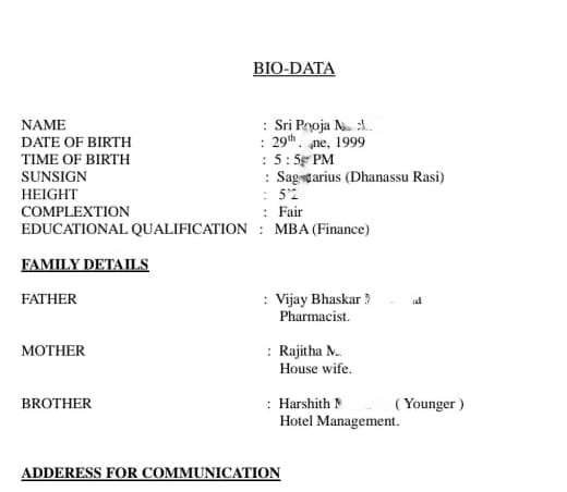 Pooja,Birth Yr1999,MBA(Finance),MB, Profile No 1095B